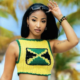 Shenseea Rocks Jamaican outfit