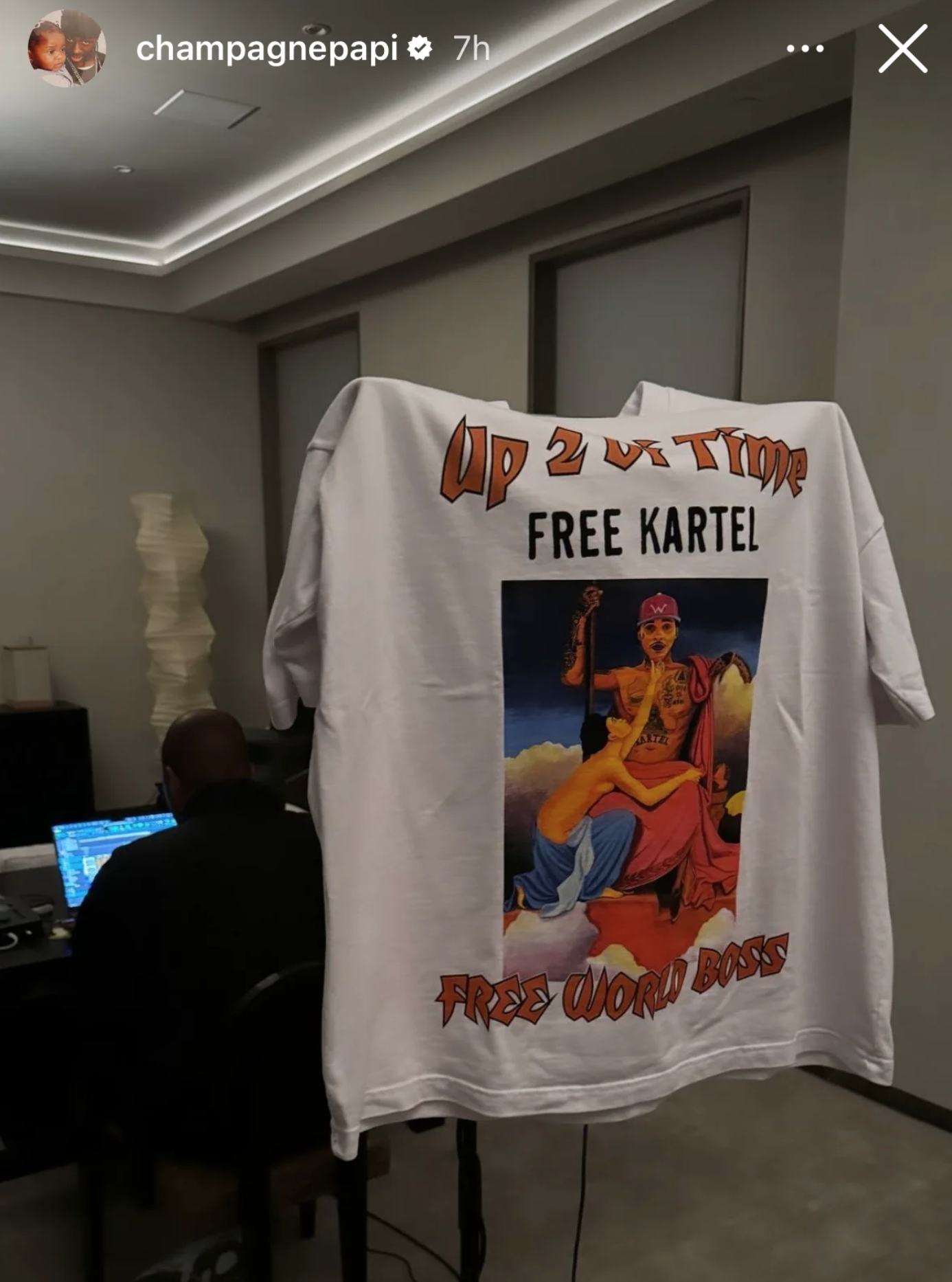 Drake's Free Vybz Kartel T Shirt