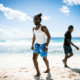 Popcaan Work Out Routine at The Beach