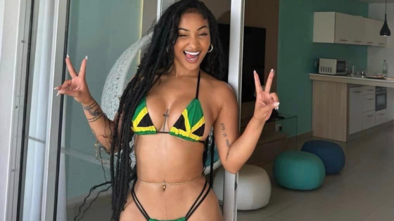 Shenseea Summer Body in Jamaica Bikini