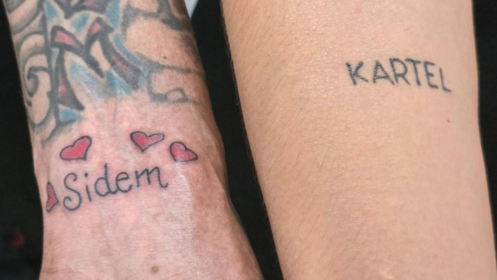 Vybz Kartel and Sidem new tatto