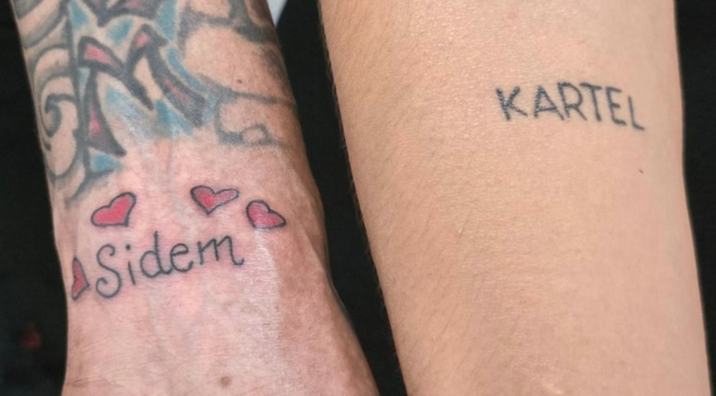 Vybz Kartel and Sidem new tatto