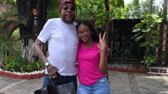 Vybz Kartel and his Daughter Adi